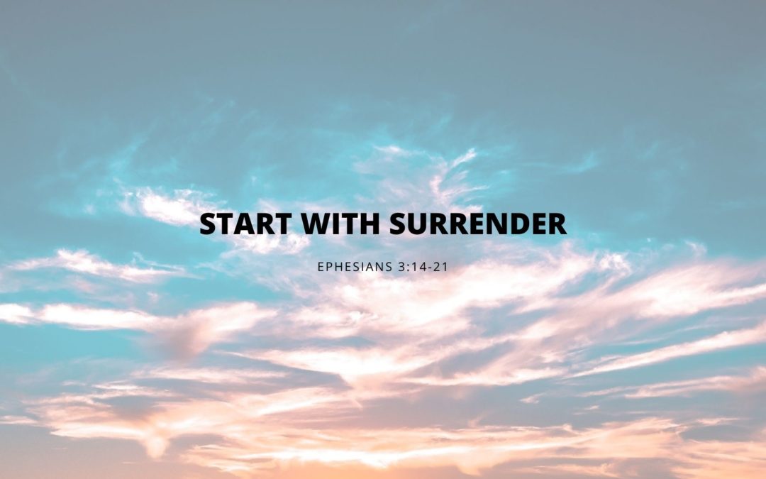Start With Surrender